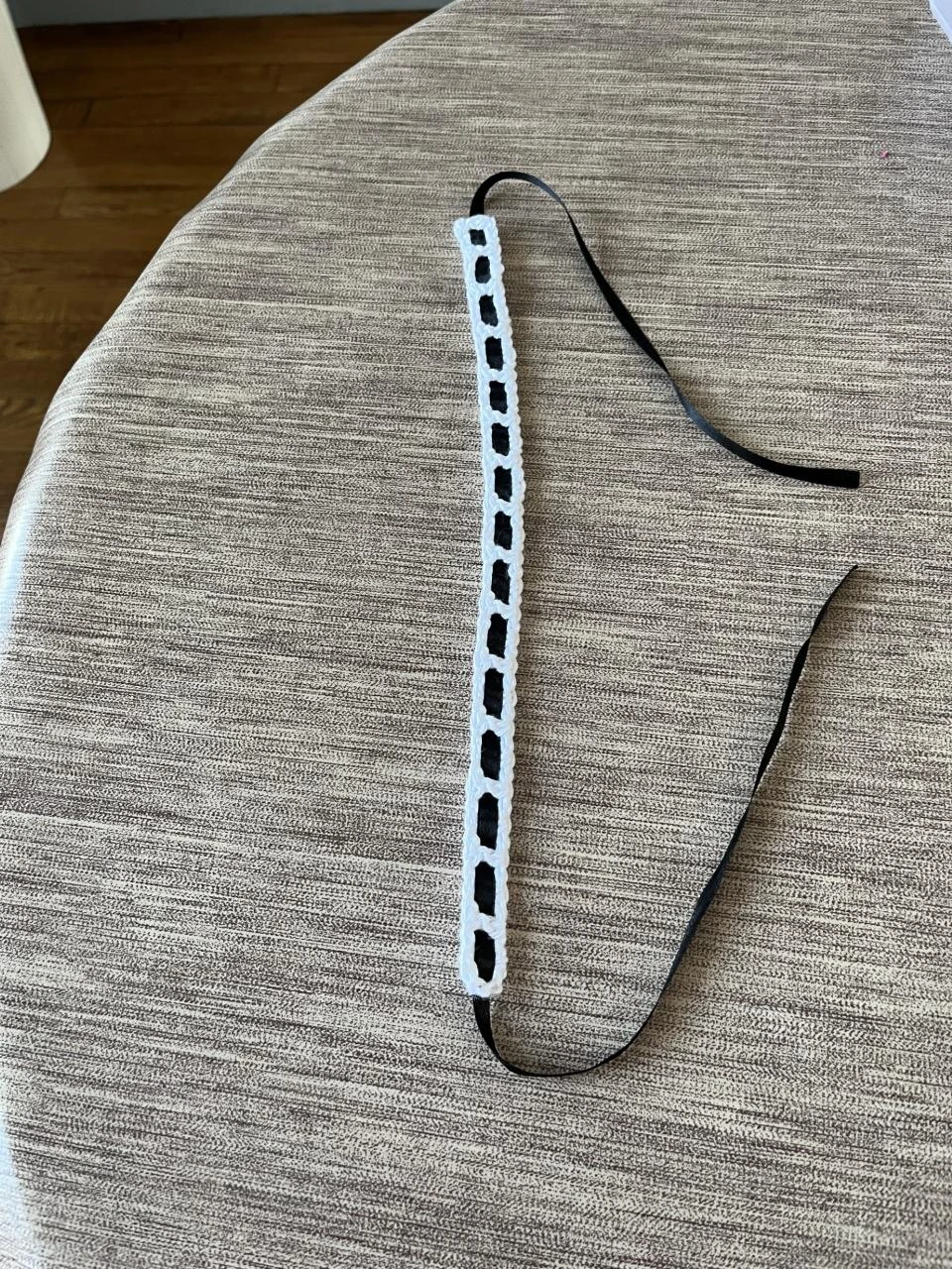 Collar Chokers Halskette Nuince Collar Collana Colar Bandeau hecho a mano Blanco Noi – photo 5